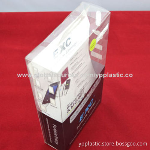 Transparent Plastic Box with Lid for Electronic, 0.18-1.0mm Thickness, Various Colors Available